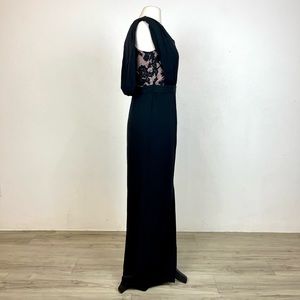 RAOUL Black Lana Lace Gown - Romantic Classic Glamor. Size 6 - $595
